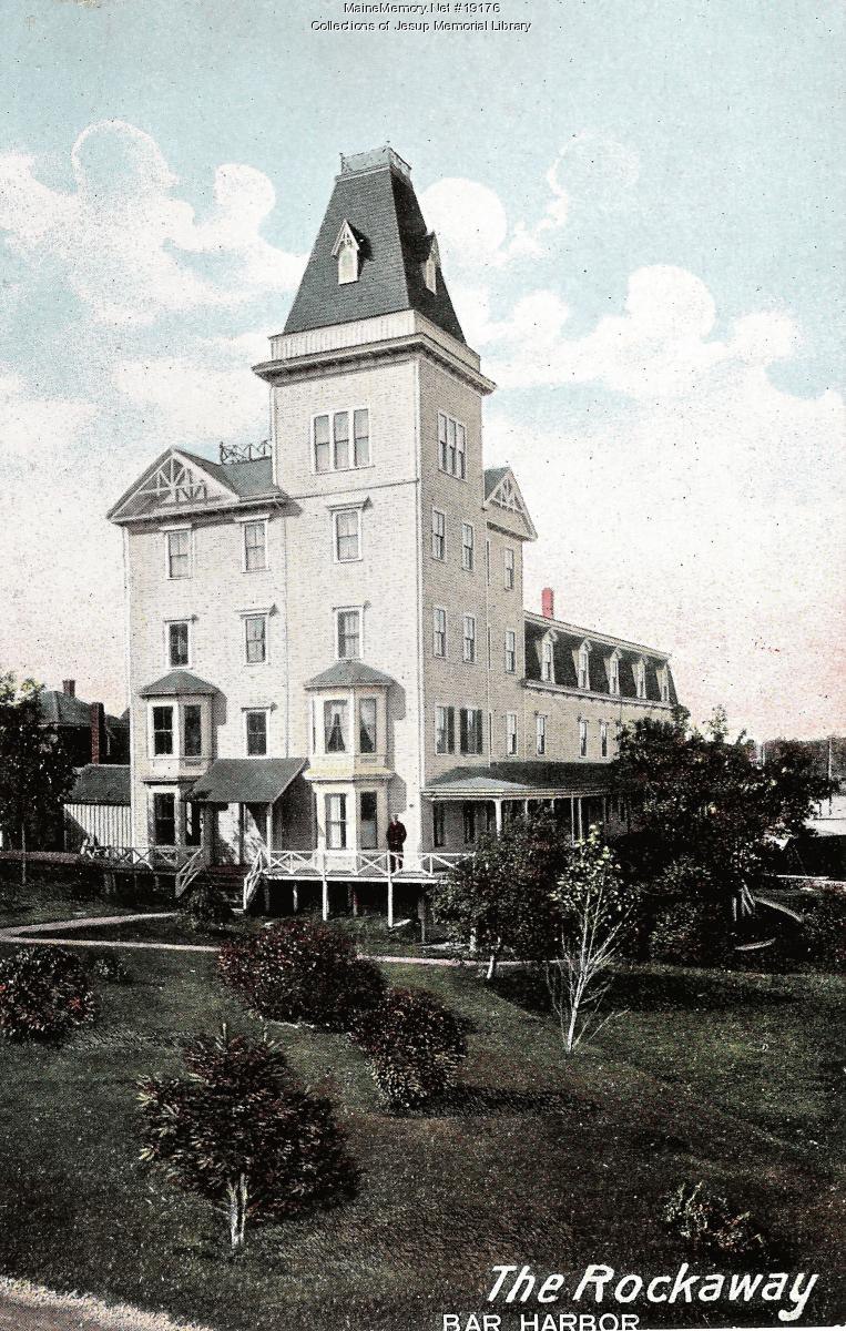 The Rockaway Hotel postcard, Bar Harbor